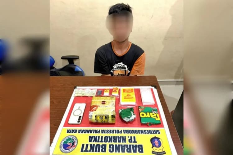 Pengedar Sabu 1 Kg di Palangka Raya Digulung, Samsatkan Sabu dalam Kemasan Teh China
