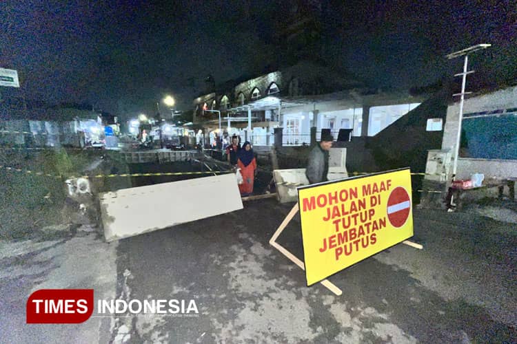 Jembatan Sonokembang-Pandanwangi Tutup Total, Dishub Kota Malang Alihkan Lalin