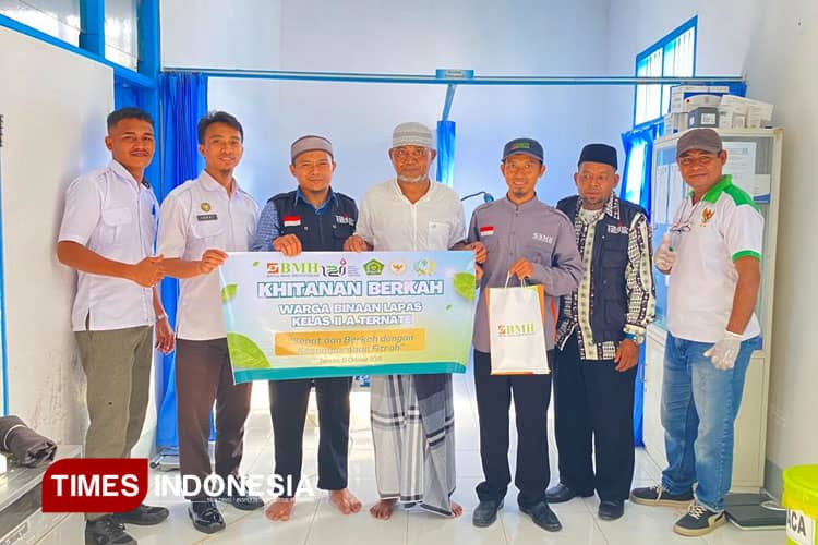 IPARI Gandeng Laznas BMH dan Lapas Kota Ternate Gelar Khitan Berkah Warga Binaan Mualaf