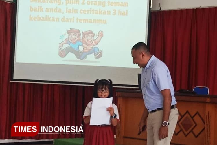 UKWK Literasi Anti Bullying di SD Katolik Kolese Santo Yusup III Malang Lewat Nilai Kasih Ajaran Yesus Kristus