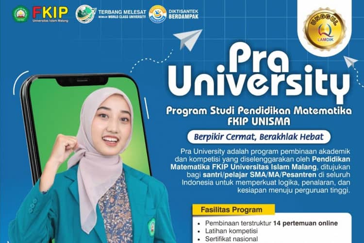 Program Pra University Pendidikan Matematika FKIP Unisma Resmi Dibuka