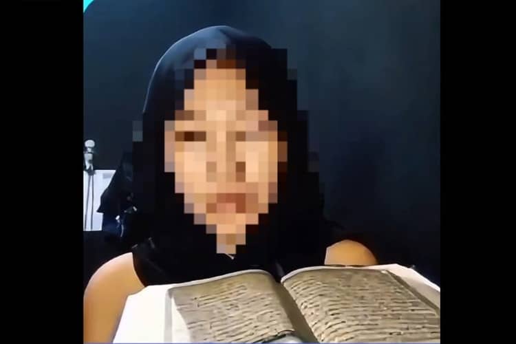 Wanita Bugil Peludah Alquran Viral di X Diamankan Pihak Kepolisian Banyuwangi