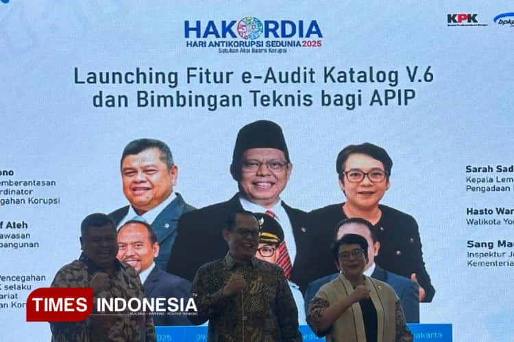 RI Perkuat Benteng Antikorupsi, LKPP–BPKP–KPK Luncurkan Sistem e-Audit Katalog V6 di Yogyakarta