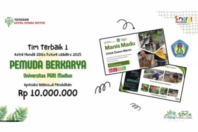 Inovasi Sosial UNIPMA Tumbangkan Tim Nasional, “Pemuda Berkarya” Juara Astra Honda SDGs Future Leaders 2025