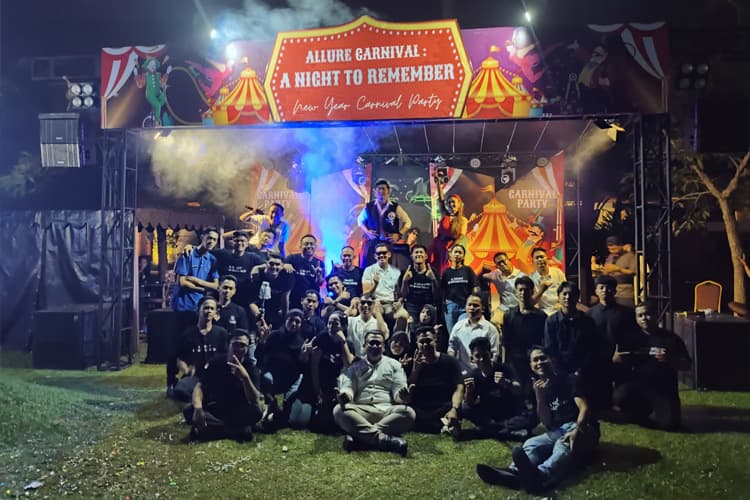 The Allure Villas Pangandaran Sukses Gelar New Year Party 2026 Allure Carnival: A Night to Remember