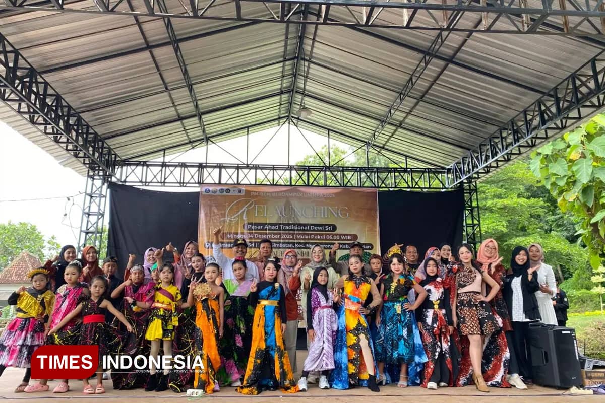Pasar Ahad Dewi Sri Kembali Hidup, BEM UNIPMA Dorong Kebangkitan Ekonomi Desa Simbatan