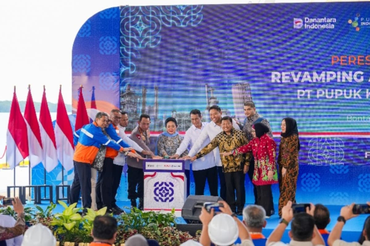 Dukung Swasembada Pangan, Pupuk Indonesia Resmikan Modernisasi Pabrik Tertua Pupuk Kaltim