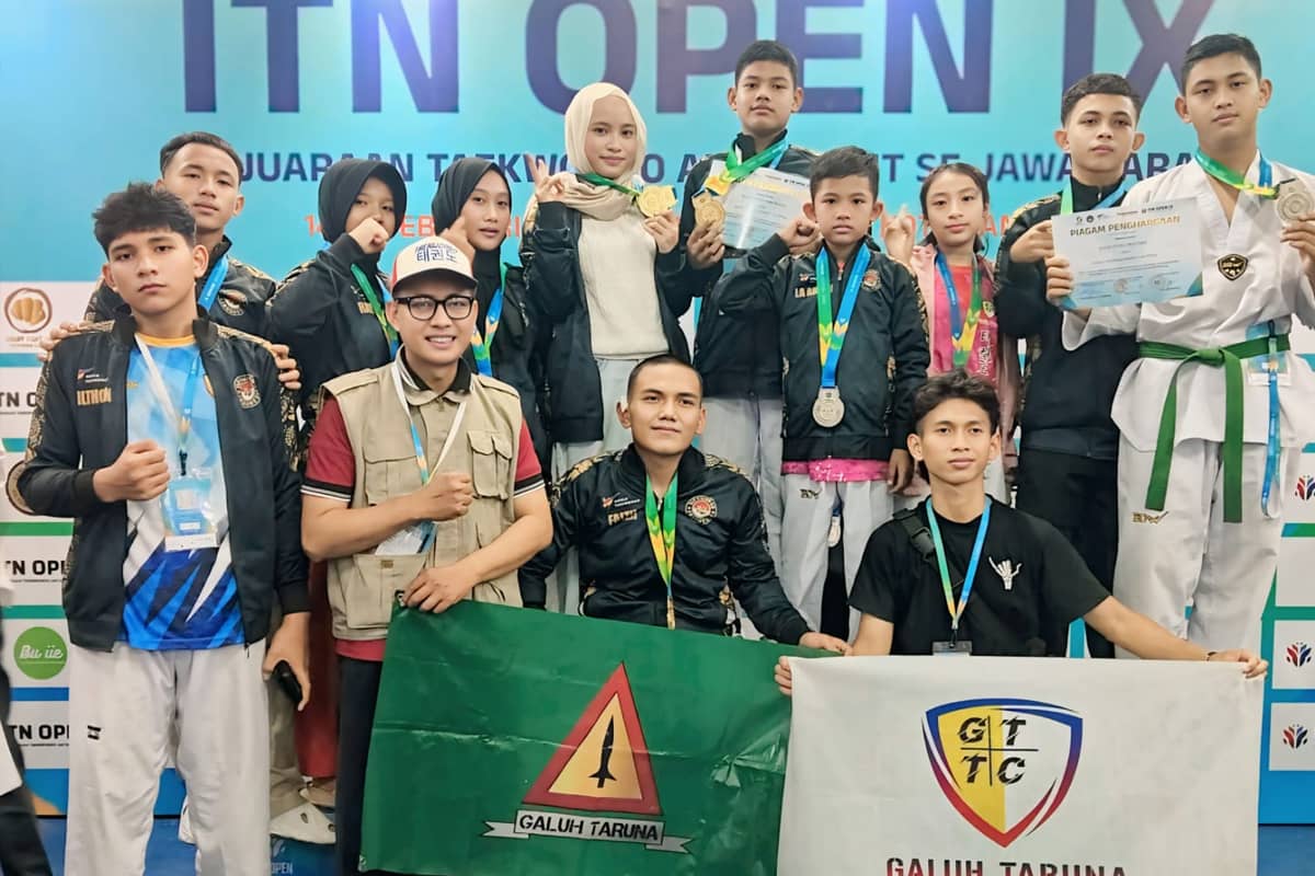 Borong 12 Medali, Dojang GTTC Majalengka Bersinar di ITN Open IX 2026 Bandung