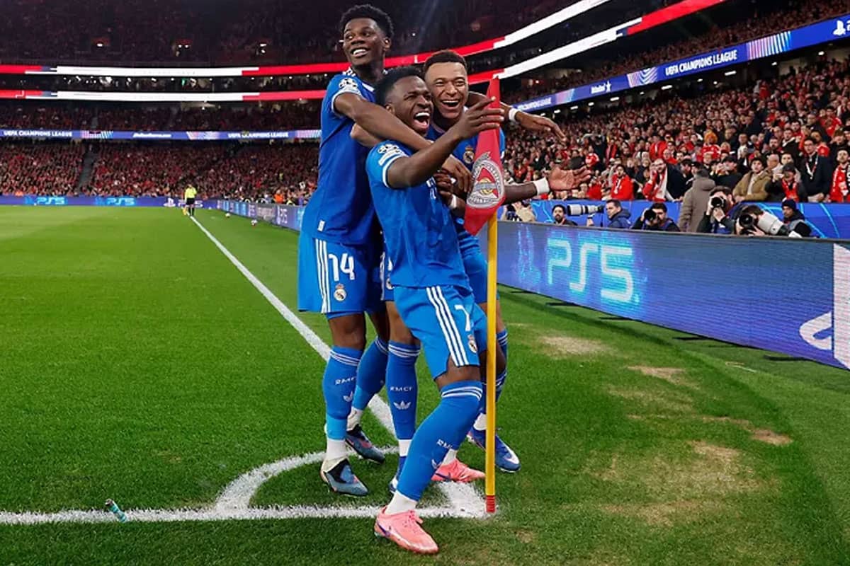 Hasil Liga Champions: Real Madrid Atasi Benfica, PSG Bangkit, Juve Terpuruk
