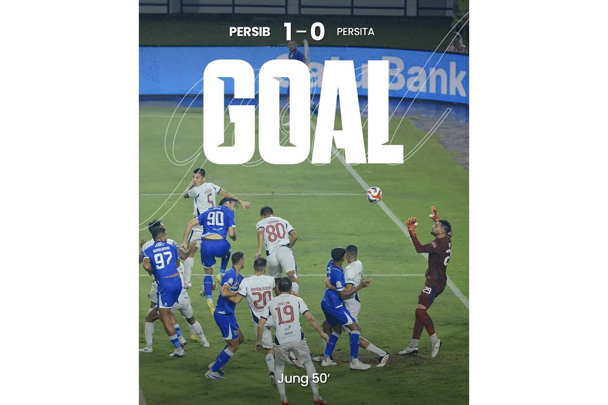 Menang Tipis Atas Persita Tangerang, Persib Bandung Kokoh di Puncak