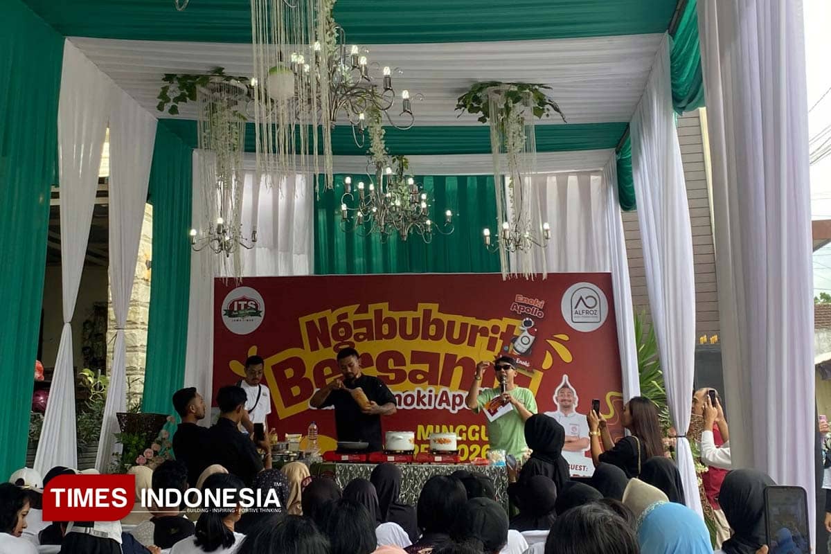 Ngabuburit Seru, Ibu-Ibu Kota Batu Belajar Olah Jamur Jadi Kare Modern Bareng Syahril MCI