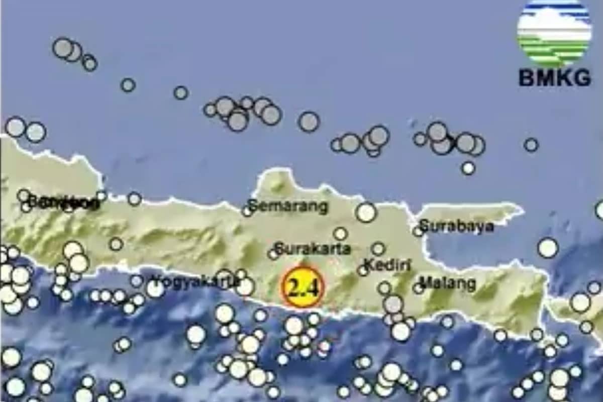 Gempa M 2,4 Guncang Timur Laut Pacitan, Warga Donorojo Rasakan Getaran Usai Sahur