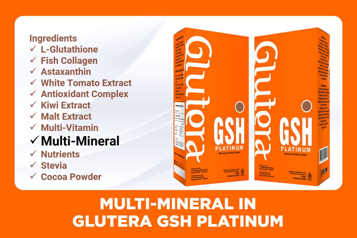 Glutera GSH Platinum, Multi-Mineral dengan Jenis dan Fungsinya Bagi Tubuh - TIMES Indonesia Glutera GSH Platinum, Multi-Mineral dengan Jenis dan Fungsinya Bagi Tubuh - TIMES Indonesia