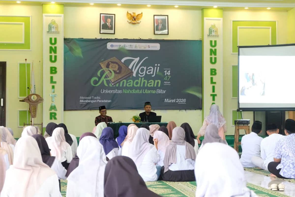 UNU Blitar Gelar Ngaji Aswaja Ramadan, Bahas Dalil Tradisi Keagamaan NU