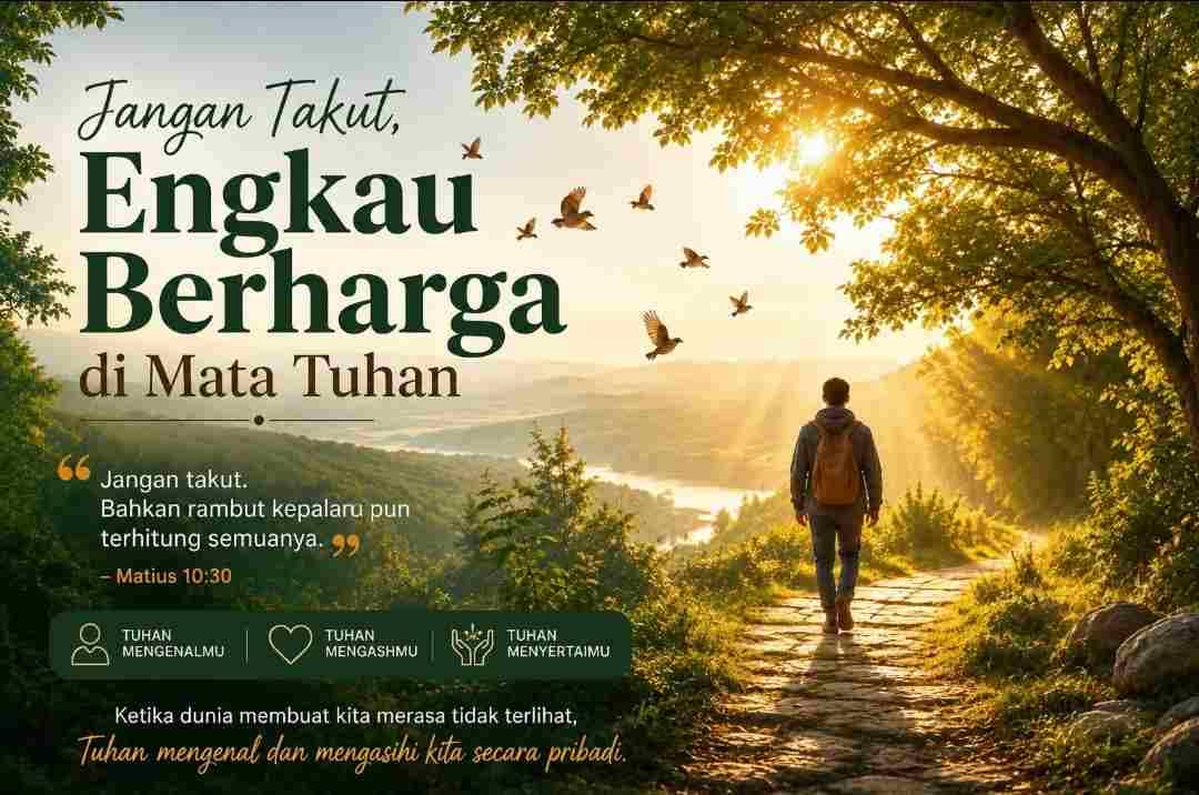 Jangan Takut, Engkau Tidak Berjalan Sendirian