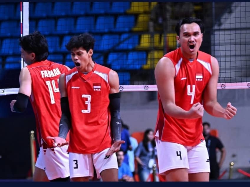Dramatis! Timnas Voli Putra Indonesia Tumbangkan Qatar di AVC Men's Volleyball Cup 2026
