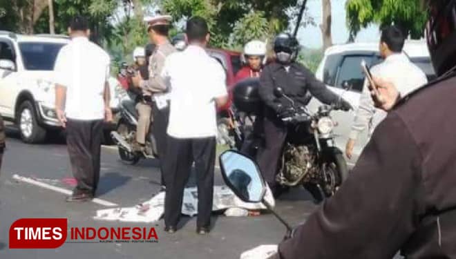 Laka Beruntun, Satu Pemotor Meninggal Terlindas Truk