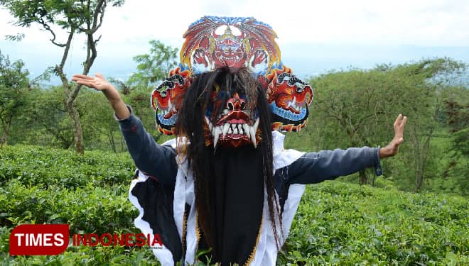 Spirit Topeng Barong di Kebun Teh Wonosari