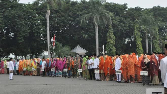 HUT Kabupaten Gresik, Pejabat Pakai Baju Khas Gresik