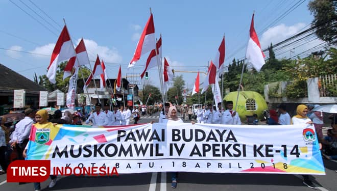 Pawai Budaya Apeksi, Kota Batu Meriah