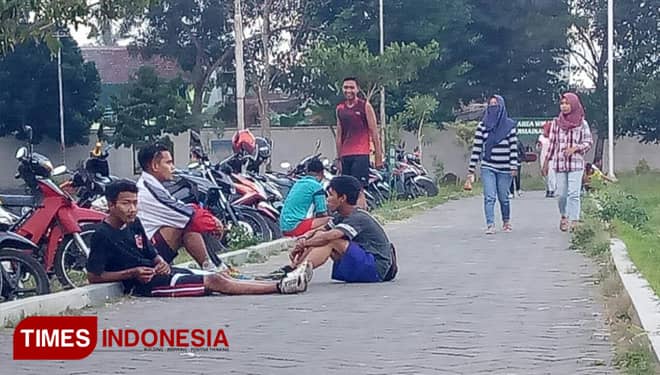 Fasilitas Olah Raga di RTH Maron Semakin Lengkap