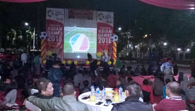 Nobar di Polres Malang Berlangsung Seru, Ini Sebabnya