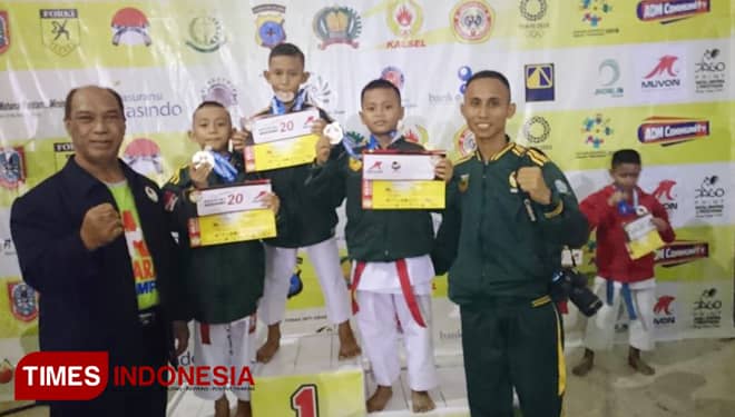 Tim Karate Cilik Bondowoso Sabet Juara Tingkat Nasional di Kejuaran INKAI 2018