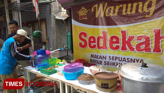 Inspiratif, Warung Sedekah di Lamongan Sediakan Makanan untuk Kaum Papa