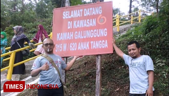 Menikmati Cantiknya Tasikmalaya dari Kawah Gunung Galunggung