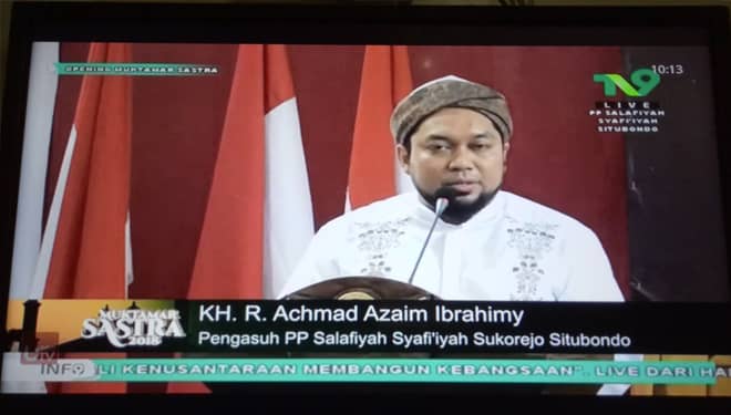 Aqoid Saeket, Syair Karya KHR Syamsul Arifin Diperkenalkan di Muktamar Sastra 2018