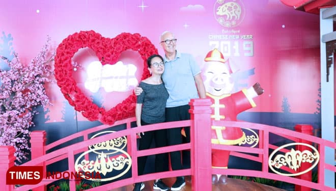 Sambut Hari Valentine, Begini Dekorasi di Bandara I Gusti Ngurah Rai Bali