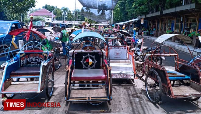 Dishub Tuban Bumi Wali Canangkan Tiketing Becak ke Makam Sunan Bonang