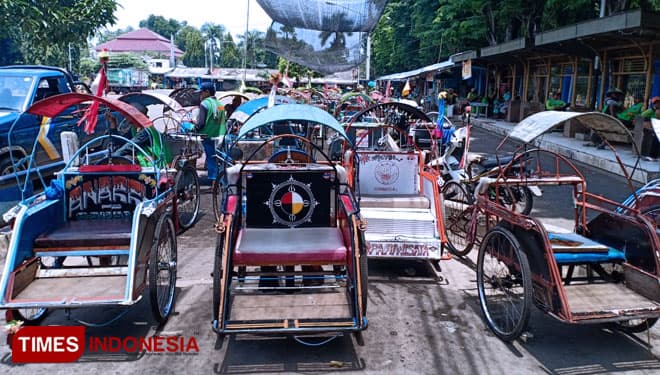 Dishub Tuban Bumi Wali Canangkan Tiketing Becak ke Makam Sunan Bonang