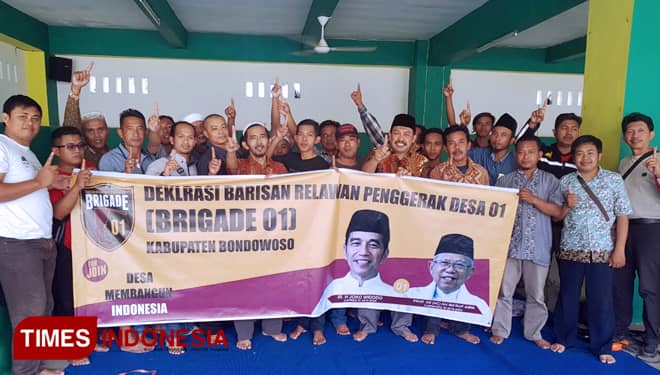 Brigade 01 Bondowoso Siapkan 2.500 Relawan untuk Menangkan Duet Jokowi-KH Ma'ruf Amin