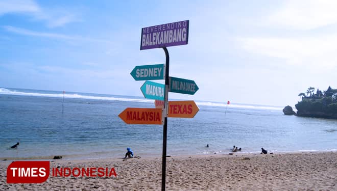 Wisatawan Masih Sepi, Pantai Balekambang Perbanyak Spot Selfie