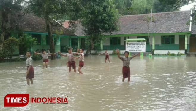 SDN 01 Sogo Terendam Banjir, Tryout Ditunda