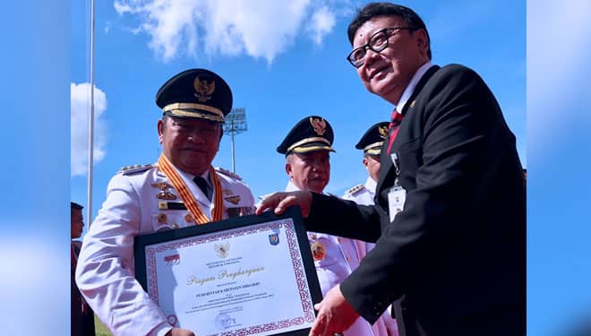 Raih Satya Lencana Karya Bhakti Praja Nugraha, Sidoarjo Skor Tertinggi Tingkat Nasional
