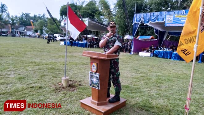 Danramil 0824/24 Ambulu Kodim 0824 Jember Hadiri Ujian Kenaikan Tingkat PSHT di Ambulu