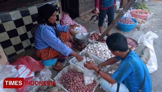Harga Bawang Putih di Magetan Masih Tinggi