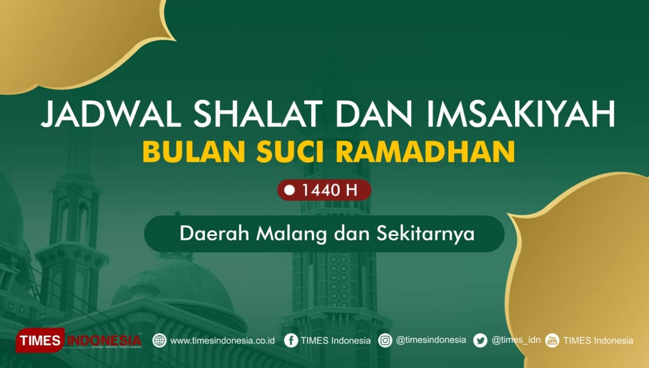 Jadwal Shalat dan Imsakiyah Puasa Ramadhan untuk Malang Raya