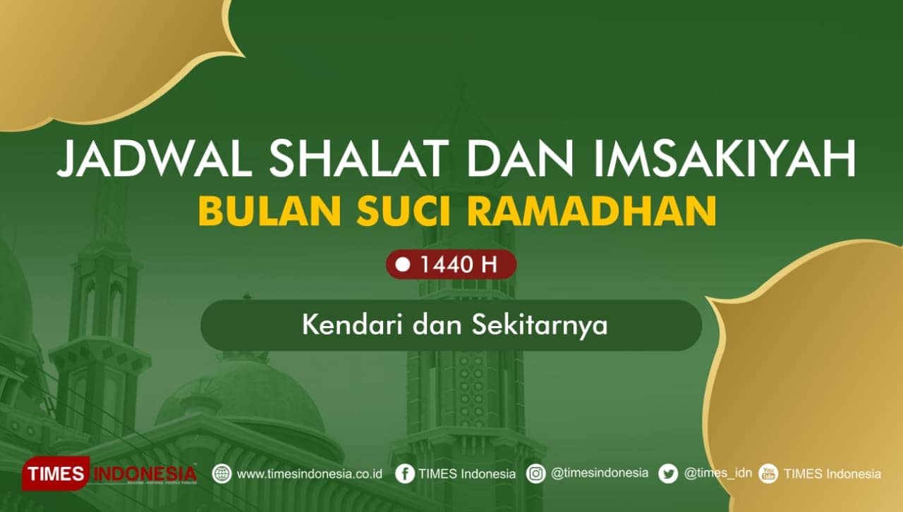 Ini Jadwal Shalat dan Imsakiyah Puasa Ramadhan untuk Kendari dan Sekitarnya