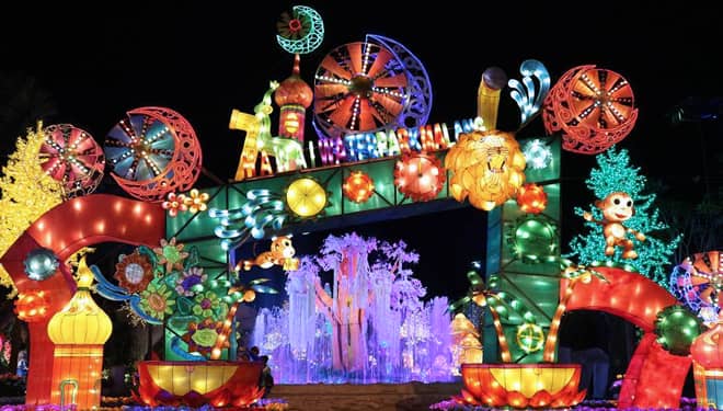 Malang Night Paradise di Hawai Waterpark Malang Recommended 5 Bintang iGuides
