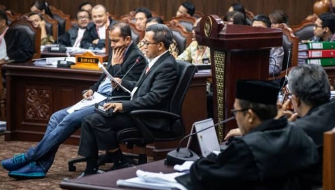 Sidang Putusan Sengketa Pilpres 2019, MK: Dugaan TSM Administratif Kewenangan Bawaslu