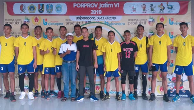 Pemain Bola Voli Pacitan yang Berjaya di Porprov VI Jatim Jadi Idola Baru