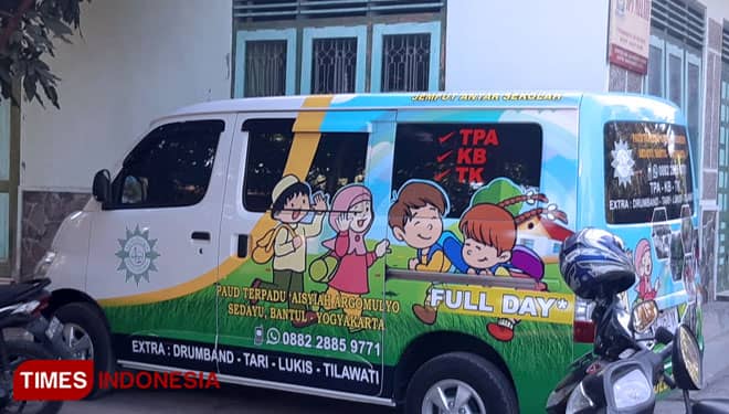 PAUD Terpadu Aisyiyah Argomulyo Bantul Dilengkapi Mobil Antar Jemput Siswa