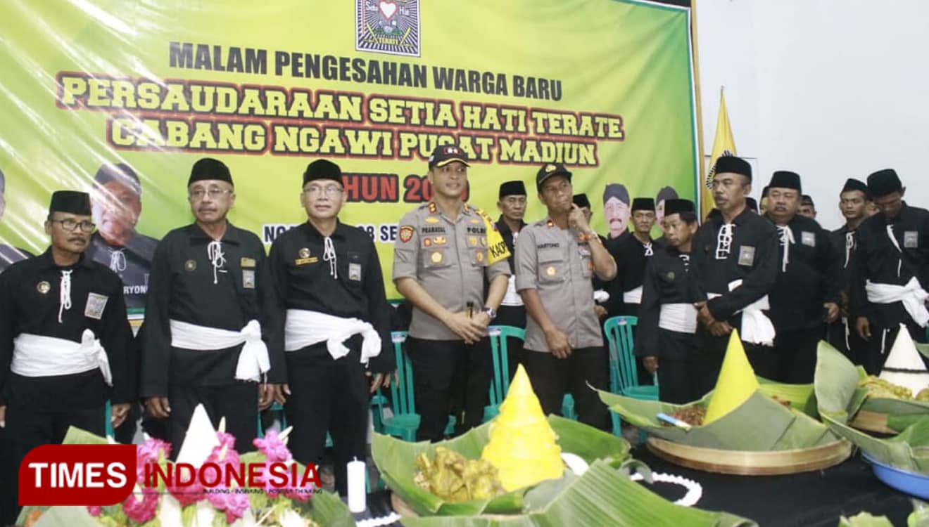 Polres Ngawi Amankan Pengesahan Ribuan Warga Baru PSHT
