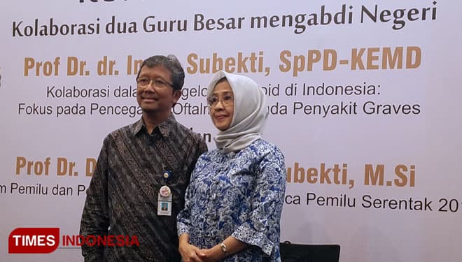 Mengagumkan, Suami Istri Berhasil Raih Gelar Guru Besar Secara Bersamaan