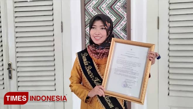 Dinobatkan Sebagai Bunda Baca, Istri Bupati Pamekasan Siap Angkat Budaya Literasi