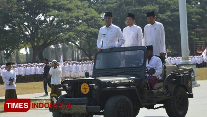 Apel Hari Santri Nasional di Bangkalan Gunakan Bahasa Madura