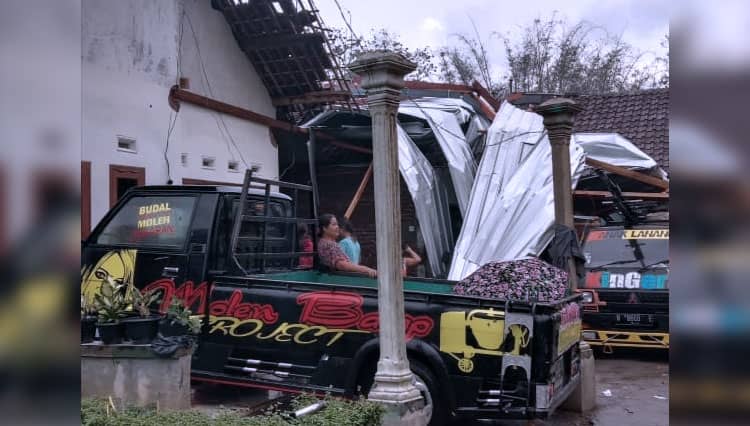 Bencana Angin Puting Beliung di Kabupaten Malang, Rumah Rusak Bertambah Jadi 59 Unit